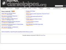 Tablet Screenshot of pl.danielpipes.org